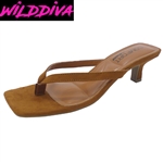 ABLE-06 WHOLESALE WOMEN'S LOW KITTEN HEEL SANDALS