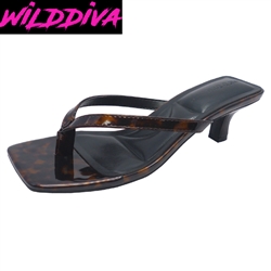 ABLE-06 WHOLESALE WOMEN'S LOW KITTEN HEEL SANDALS