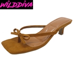ABLE-22 WHOLESALE WOMEN'S LOW KITTEN HEEL SANDALS
