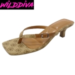 ABLE-27 WHOLESALE WOMEN'S LOW KITTEN HEEL SANDALS