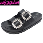 AILEEN-16A WHOLESALE WOMEN'S FOOTBED SANDALS
