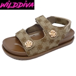 AILEEN-69 WHOLESALE WOMEN'S FOOTBED SANDALS