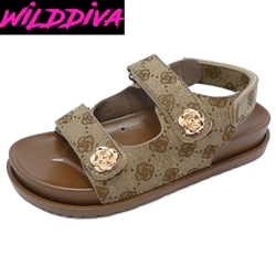 AILEEN-69 WHOLESALE WOMEN'S FOOTBED SANDALS