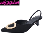 ALEENA-43 WHOLESALE WOMEN'S LOW HEEL PUMPS (NUBUCK)