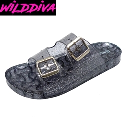*SOLD OUT*AMAR-01 WHOLESALE WOMEN'S JELLY FOOTBED SANDALS