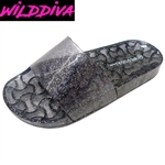 AMAR-03 WHOLESALE WOMEN'S JELLY FOOTBED SANDALS