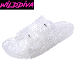 AMAR-20 WHOLESALE WOMEN'S JELLY FOOTBED SANDALS