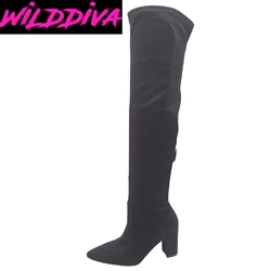 *SOLD OUT*AMIYA-04W WHOLESALE WOMEN'S KNEE HIGH BOOTS *WIDE CALF