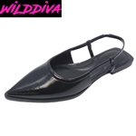 ASTOR-01 WOMEN'S CASUAL POINTY TOE FLAT MULES