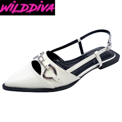 ASTOR-15 WOMEN'S CASUAL POINTY TOE FLAT MULES ***LOW STOCK