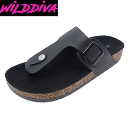 AUDRINA-05B WHOLESALE WOMEN'S FASHION FOOTBED SANDALS