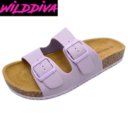 AUDRINA-06G WHOLESALE WOMEN'S FASHION FOOTBED SANDALS ***VERY LOW STOCK