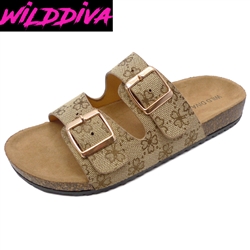AUDRINA-06L WHOLESALE WOMEN'S FASHION FOOTBED SANDALS