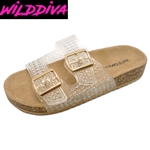 AUDRINA-41A WHOLESALE WOMEN'S FASHION FOOTBED SANDALS