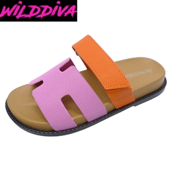 AYO-02 WHOLESALE WOMEN'S FOOTBED SANDALS