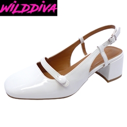 BINA-01 WOMEN'S LOW BLOCK HEEL MARY JANE PUMPS