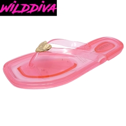 BRANNY-02 WHOLESALE WOMEN'S FLAT JELLY SANDALS