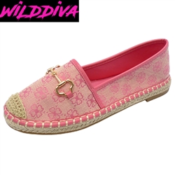 BRIANNAH-59 WOMEN'S CASUAL JUTE FLATS