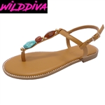 CRISTA-38 WHOLESALE WOMEN'S FLAT SANDALS