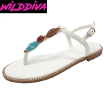 CRISTA-38 WHOLESALE WOMEN'S FLAT SANDALS