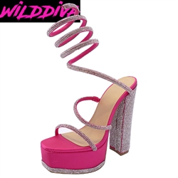 DOSS-13 WHOLESALE WOMEN'S SLINKY STYLE HIGH HEEL SANDALS
