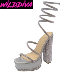DOSS-13 WHOLESALE WOMEN'S SLINKY STYLE HIGH HEEL SANDALS