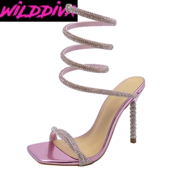 *SOLD OUT*FLAIR-07 WHOLESALE WOMEN'S HIGH HEEL SLINKY SANDALS