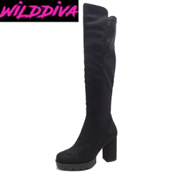 *SOLD OUT*GOSSIP-10 WHOLESALE WOMEN'S LUG SOLE OVER THE KNEE BOOTS