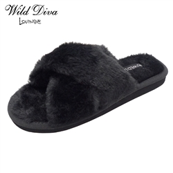 *SOLD OUT*HONOR-06 WOMEN'S CASUAL FUR SLIPPERS
