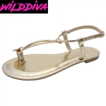 JAYDRA-13 WHOLESALE WOMEN'S FLAT SANDALS ***VERY LOW STOCK