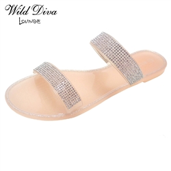 *SOLD OUT*JOANIE-197 WHOLESALE WOMEN'S FLAT JELLY SANDALS ***VERY LOW STOCK
