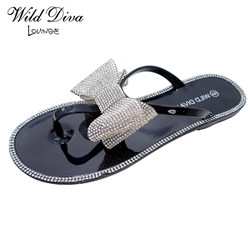 *SOLD OUT*JOANIE-242 WHOLESALE WOMEN'S FLAT JELLY THONG SANDALS