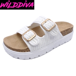 JOONIE-03A WHOLESALE WOMEN'S FOOTBED SANDALS ***LOW STOCK