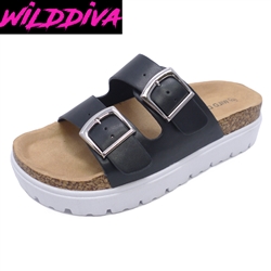 JOONIE-06 WHOLESALE WOMEN'S FOOTBED SANDALS