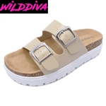 JOONIE-06 WHOLESALE WOMEN'S FOOTBED SANDALS