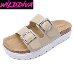 JOONIE-06 WHOLESALE WOMEN'S FOOTBED SANDALS