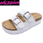 JOONIE-06 WHOLESALE WOMEN'S FOOTBED SANDALS ***LOW STOCK