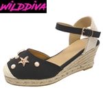JOSIE-06 WHOLESALE WOMEN'S ESPADRILLE WEDGES