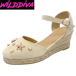 JOSIE-06 WHOLESALE WOMEN'S ESPADRILLE WEDGES