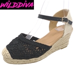 JOSIE-07 WHOLESALE WOMEN'S ESPADRILLE WEDGES