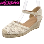 JOSIE-07 WHOLESALE WOMEN'S ESPADRILLE WEDGES
