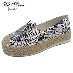 *SOLD OUT*JUDE-01 WOMEN'S CASUAL JUTE FLATS