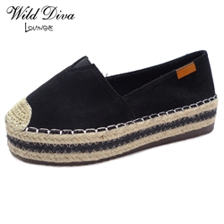 *SOLD OUT*JUDE-10 WOMEN'S CASUAL JUTE FLATS