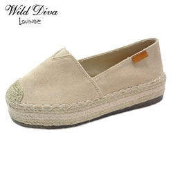 *SOLD OUT*JUDE-10 WOMEN'S CASUAL JUTE FLATS