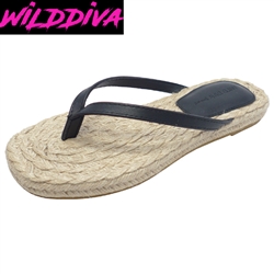 KASARA-01 WHOLESALE WOMEN'S ESPADRILLE FLAT SANDALS