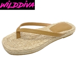 KASARA-01 WHOLESALE WOMEN'S ESPADRILLE FLAT SANDALS