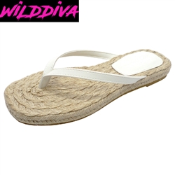 KASARA-01 WHOLESALE WOMEN'S ESPADRILLE FLAT SANDALS