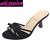 KITSY-23 WHOLESALE WOMEN'S LOW HEEL SANDALS (NUBUCK)