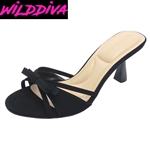 KITSY-23 WHOLESALE WOMEN'S LOW HEEL SANDALS (NUBUCK)