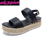 KLARA-24 WHOLESALE WOMEN'S FLATFORM SANDALS